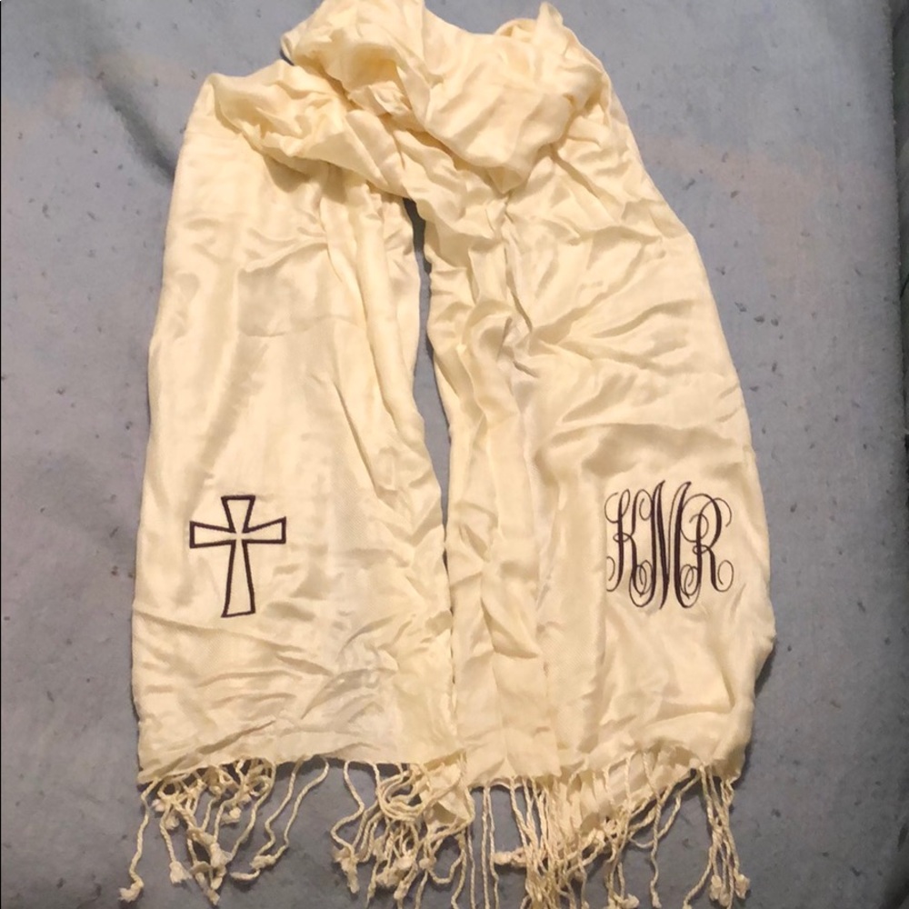 Monogrammed Pashmina Scarf